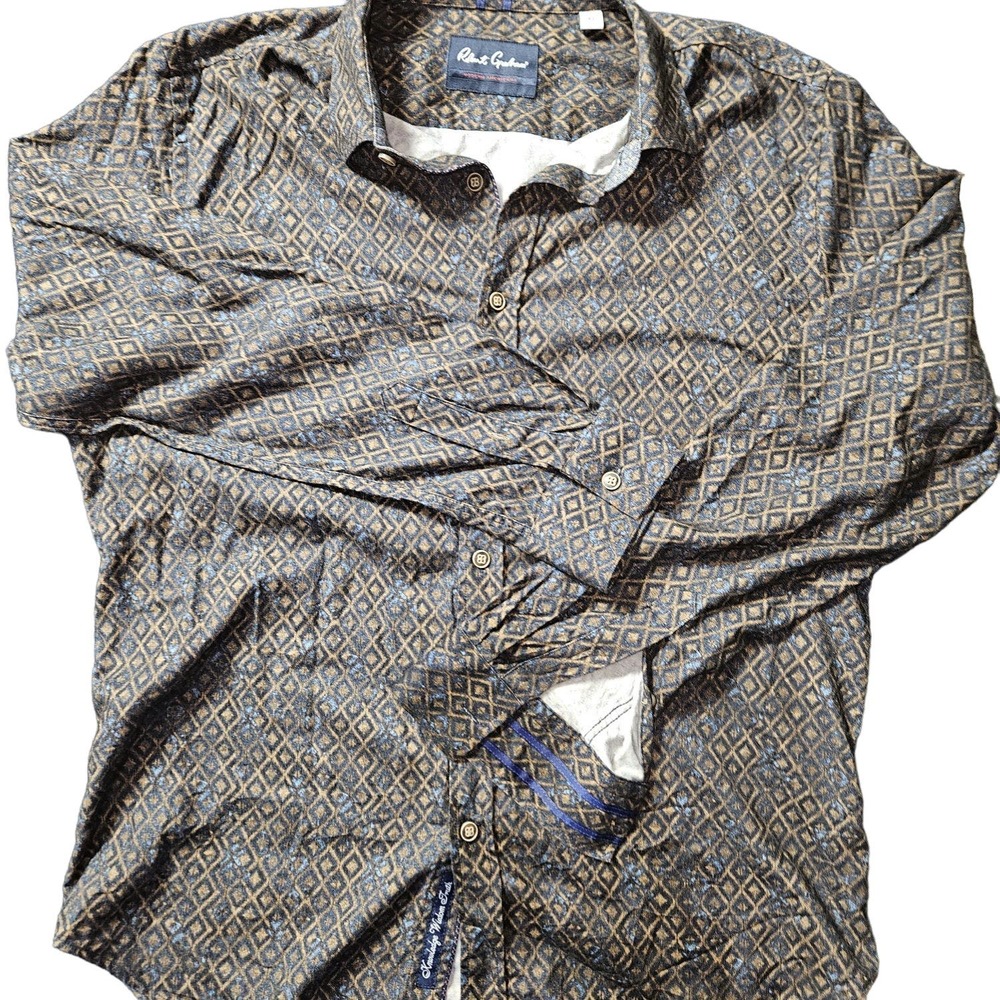 Robert Graham xl printed dress shirt